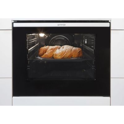 23. GORENJE GECS6B70CLI Retro electric cooker 60 cm | ExtraSteam | AirFry | FrozenBake | cream