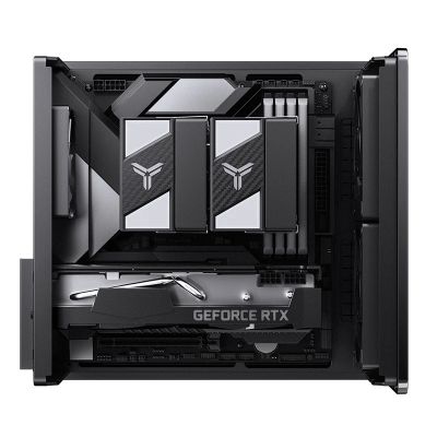 14. Jonsbo V12 PC Gehäuse, Mini-Tower, Micro-ATX - black