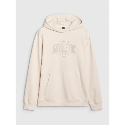 5. Men's sweatshirt with hood, open, 4F 4FRSS25TSWSM2201-12S