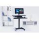 12. MACLEAN ELECTRIC DESK, TABLE, WORKStation, HEIGHT ADJUSTMENT, MAX HEIGHT 122 CM, MAX LOAD 37 KG - FOR SITTING AND STANDING WORK MC-835