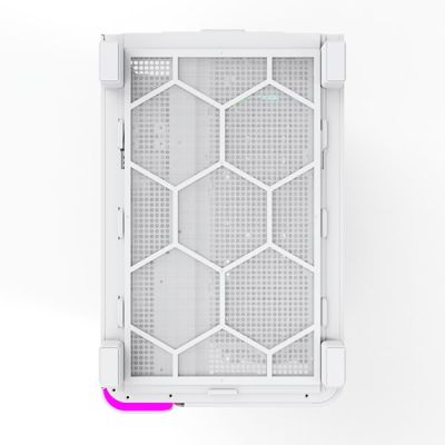 8. Montech KING 95 PRO Midi-Tower, Tempered Glass, ARGB - White