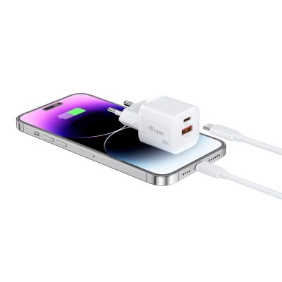 2. Equip 245536 Mobile Device Charger Universal White AC Fast Charging Internal