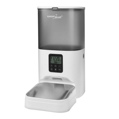 Automatic Pet Food Dispenser / Feeder GreenBlue, 6 L, USB 5 V 1 A, GB393