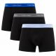 Calvin Klein Men’s Relaxed Boxer Briefs, 3-Pack, Stylish Cotton, Black/Blue