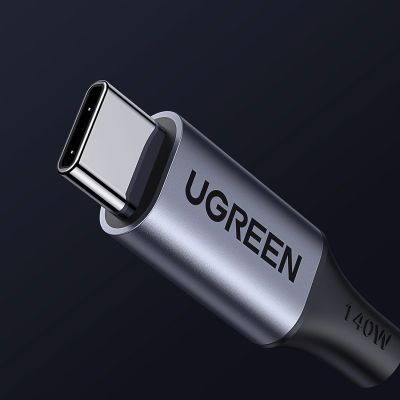 9. Ugreen 2in1 USB-C Cable - 2xUSB-C PD 140W 2m - Black