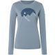 SUPER.NATURAL W GONDOLA LS Women's Long-Sleeve Shirt, Grey