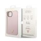 8. Guess Silicone Triangle Case for iPhone 14 6.1" - Purple