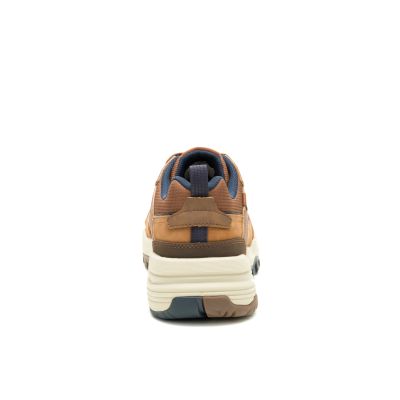 4. CATERPILLAR GRAPPLE LEATHER BROWN SHOES (P726651)
