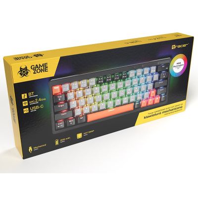 13. TRACER KEYBOARD GAMEZONE EVO1 HOT SWAP 63 GRAY