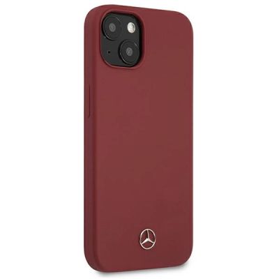 4. Mercedes Silicone Line Case for iPhone 13 mini - Red