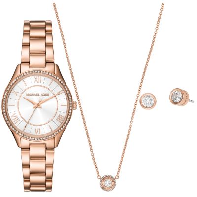 Michael Kors Lauryn Women's Watch + Jewelry MK4850SET + BOX
