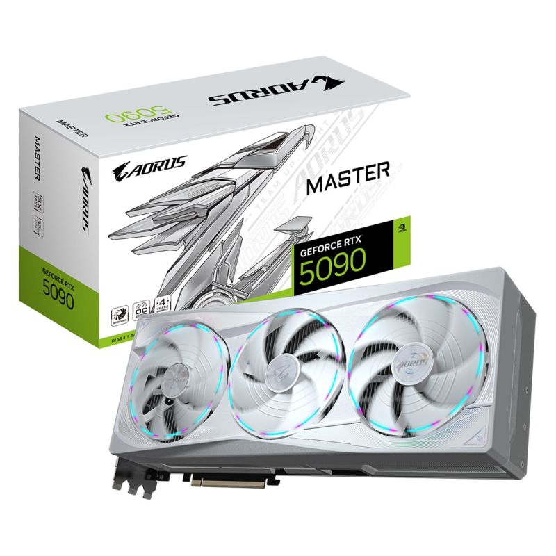 12. GIGABYTE AORUS GeForce RTX 5090 MASTER ICE 32G Graphics Card NVIDIA 32GB GDDR7 GV-N5090AORUSM ICE-32GD