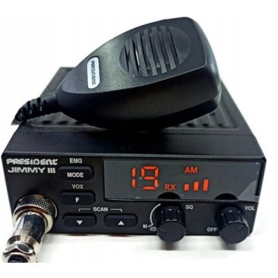 3. CB Radio PRESIDENT Jimmy 3 III 12V ASC 12V AM FM