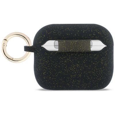 2. Guess Silicone Glitter Ring Case for AirPods Pro 3 - Black