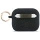 2. Guess Silicone Glitter Ring Case for AirPods Pro 3 - Black