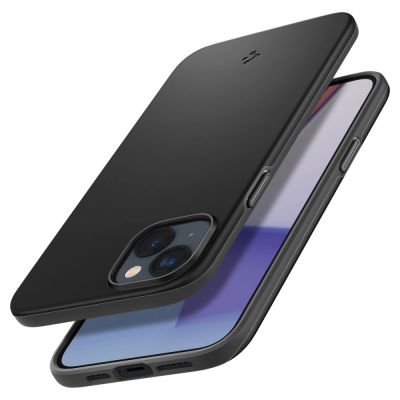 6. Spigen Thin Fit iPhone 14 Plus Case - Black