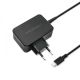 QOLTEC WALL CHARGER 65W | 5-20V | 3-3.25A | USB TYPE C | PD | BLACK