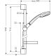 3. Hansgrohe Croma 100 shower system Chrome