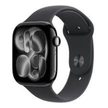 Apple Watch Series 11ÂGPS + Cellular 42mm Space Gray Aluminum Case with Black Sport Band - M/L