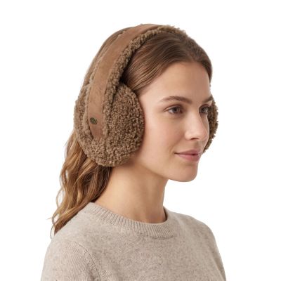 4. EMU Australia Angahook Teddy Earmuffs W7023-MUSH Brown One Size