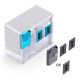 5. Jonsbo D32 STD PC Case, White, Mini Case, mATX, Tempered Glass – White