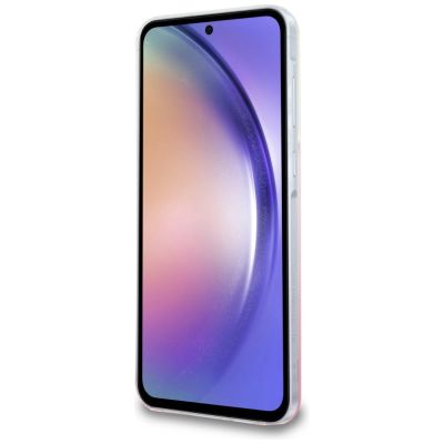 7. Hello Kitty IML Gradient Electrop Kitty Head case for Samsung Galaxy A55 - pink