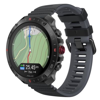 Polar Grit X2 Pro 3.53 cm (1.39") AMOLED 48.6 mm Digital 454 x 454 px Touchscreen Black GPS