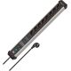 3. Brennenstuhl 1391010800 surge protector, aluminum (elok), black