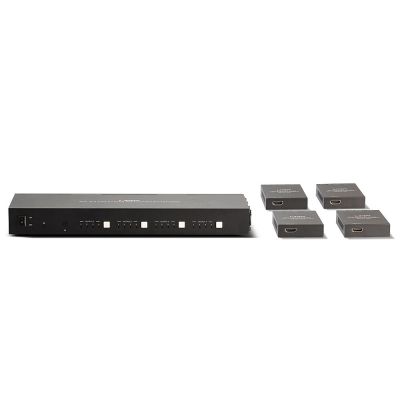 3. Lindy 38328 AV Extender AV Transmitter and Receiver Black