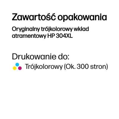 85. HP Original Tri-Color Ink Cartridge 304XL