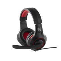 Preo 125085402 Headphones/Headset Wired Headband Gaming Black, Red