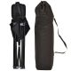 19. Folding Camping Chair, Black, 30 x 30 x 25/47 cm, ENERO CAMP