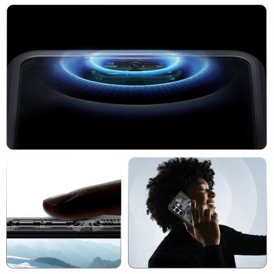 16. Spigen Ultra Hybrid Mag MagSafe Case for Samsung Galaxy S26 Ultra Zero One - Clear Black