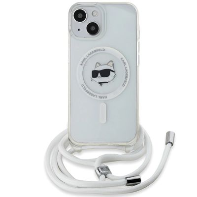 2. Karl Lagerfeld IML Choupette Head & Cord MagSafe case for iPhone 14 / 13 / 15 - transparent