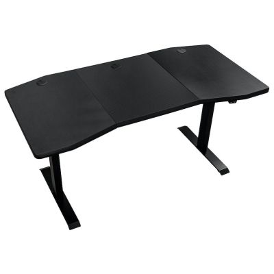 4. Nitro Concepts D16E Carbon Black 1600x800 Gaming Desk - Electrically Adjustable Height