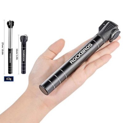 2. Rockbros JG-1040B small bicycle pump - black