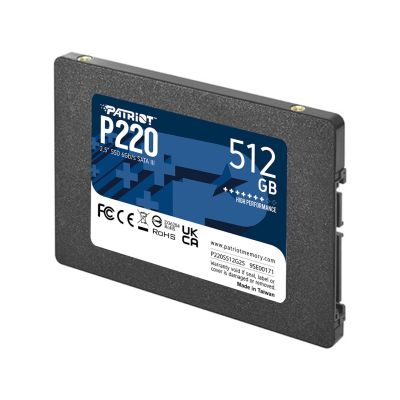 3. SSD PATRIOT P220 512GB SATA3 2.5"