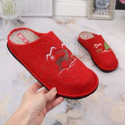 2. Home slippers made of wool felt Big Star W INT1803B