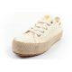 3. Lee Cooper women's lace sneakers beige platform
