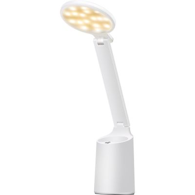 3. Modern LED desk lamp Activejet FUTURE white with built-in rechargeable battery