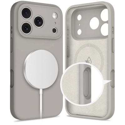 2. Tech-Protect Silicone MagSafe Case for iPhone 17 Pro - Gray