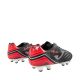 3. Joma Aquila FG football boots black and red AGUW2241