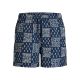 Jack&Jones men's swim shorts JPSTMAUI SHELL AOP SWIM SHORTS REG 12291808 PAGEENT BLUE