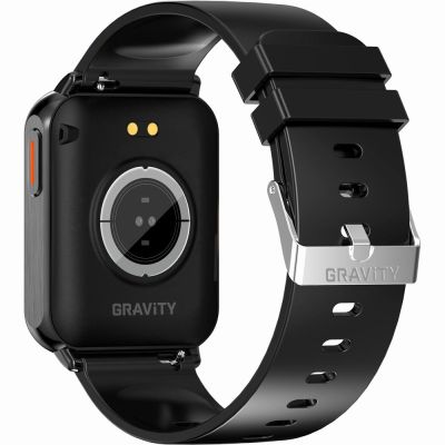 11. Smartwatch Gravity Black 2 Straps GT17-7