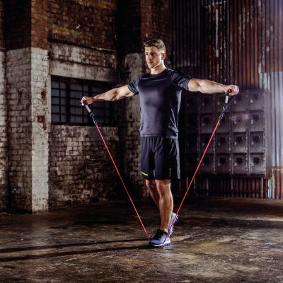 11. Reebok Power Tube Ratb-30034 Fitness Band Set