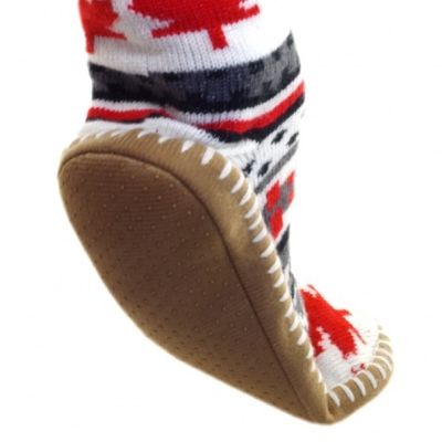 20. GLOVII HEATED POWER BANK SLIPPERS UNI SIZE (36-43), NORWEGIAN PATTERN, BATTERIES AND CHARGING CABLE INCLUDED, GOBM