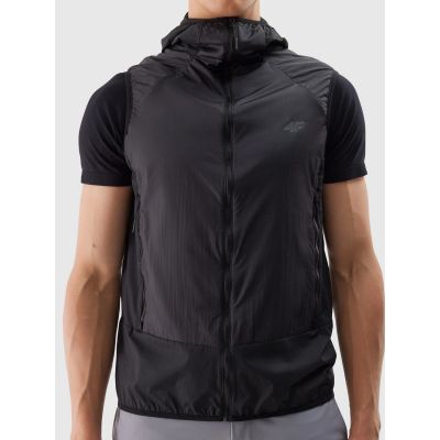 5. Men's down trekking vest with Primaloft active filling 4F 4FWSS24TVJAM096-24S