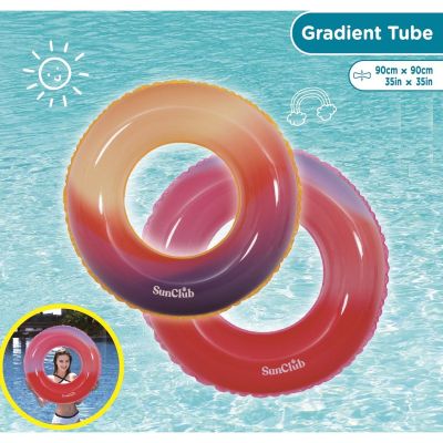 15. GRADIENT SWIMMING RING 90CM 35461 RED