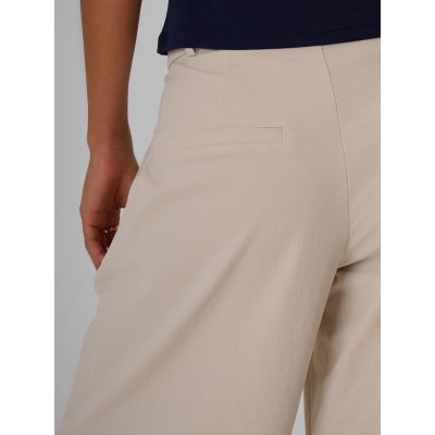 5. Women's wide leg trousers 4F 4FRSS26TTROF1970-12S