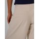5. Women's wide leg trousers 4F 4FRSS26TTROF1970-12S